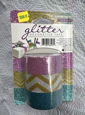 Glitter Decorative Tape 3 Pack - 3/4" x 300"  NEW 