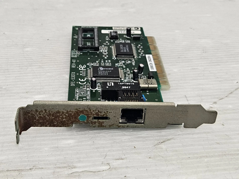 D-Link DFE-530TX, REV-A1, VINTAGE ETHERNET CARD, PCI, 10/100Mbps, LAN020 - Image 2 of 3