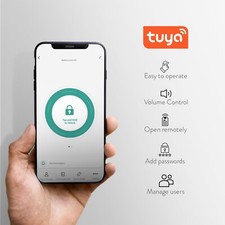 Smart Door Lock W Keypad Fingerprint, Keyless, Lock WiFi Deadbolt 4