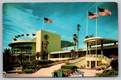 Englewood California CA 1972 Posted Building Vintage Postcard