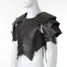 Leather Armor Medieval War Vest Breastplate SCA Larp cosplay Halloween Costume