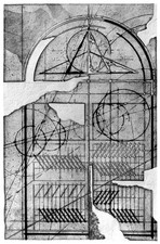 Walter Valentini | La porta del tempo A | acquaforte