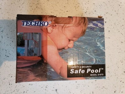 NEW Techko Safe Pool Alarm S187D Water/Weather Resistant 110-120 dB 6 Tones