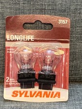 New Genuine Sylvania 3157 Long Life Light Bulb 2-pack