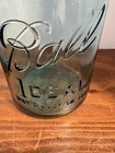 Blue Ball Antique Quart Canning Jars 2 Wire Glass Seals Sure Seal Ideal 1908 — photo 7