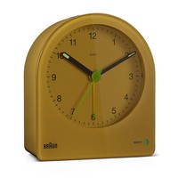 Braun BC22Y Classic Alarm Clock Yellow New