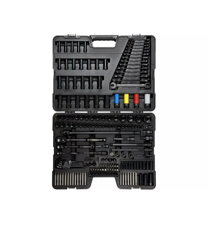 Halfords Advanced 200 Piece Socket and Ratchet Spanner Set Limited Black Edition - Image 2 of 4