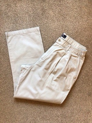 BLUE HARBOUR M&S LEICHTE KITT BAUMWOLLE CHINO HOSE TAILLE 36 BEIN 29 EXCON 