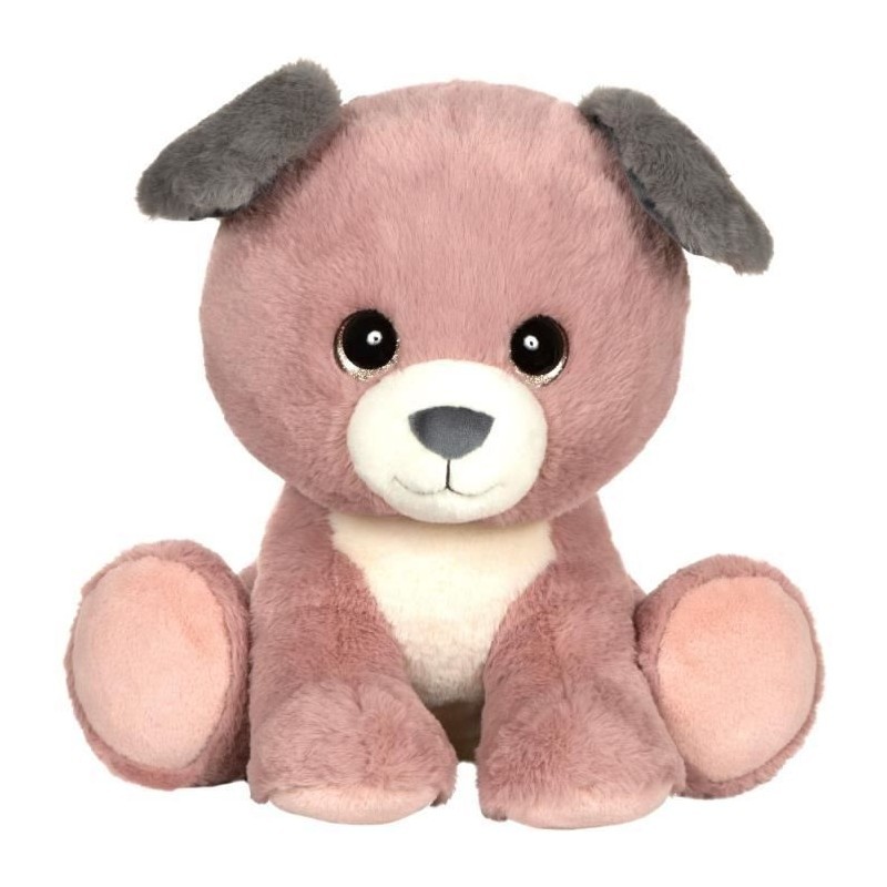 Peluche Puppy Eyes Pets, le petit chien rose qui console votre enfant