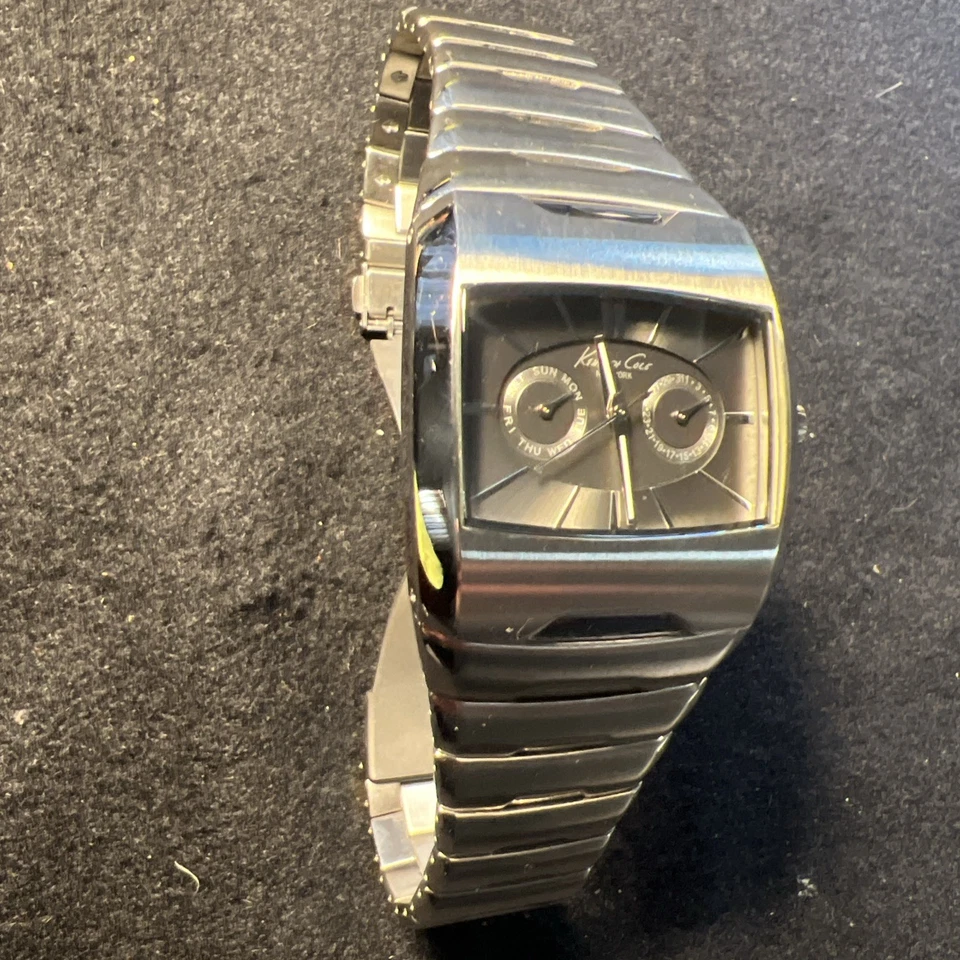 Reloj Kenneth Cole New York Dos Tonos Acero Inoxidable Hombre #KC3518 Joyería de Viaje Foto 3 de 4