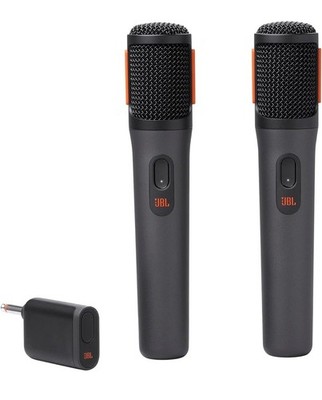JBL PartyBox Wireless Mic   Set mit zwei digitalen kabellosen Mikrofonen schwarz