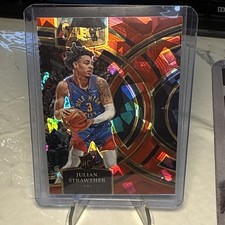 JULIAN STRAWTHER 2023-24 Panini Select Red Cracked Ice Prizm Premier Rookie Card