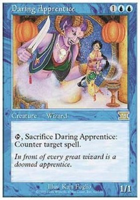 Daring Apprentice - 6E MTG - Light Play