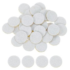 120Pcs Round Felt Circles 15mm 5/8" Non-Woven Felt Fabric Sticker White