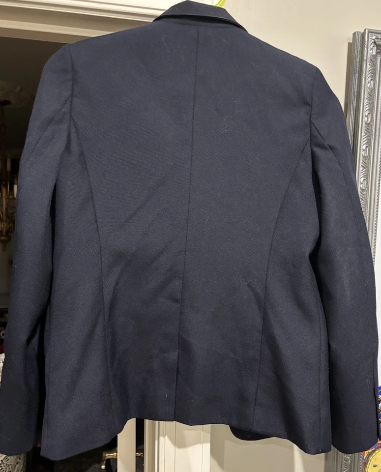Lands End Boys Blazer Boy Girl size US 14 Navy Jacket School Uniform 12-13 Yr - Image 3 of 3