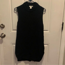H&M Sleeveless Knit Mini Dress Little Black Dress Size XS