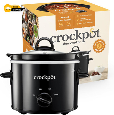Crock-Pot Schongarer | Herausnehmbare leicht zu reinigende Keramikschüssel | 1,8 l klein