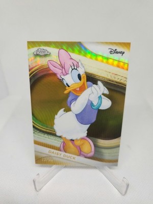 2025 Topps Chrome Disney Daisy Duck #40 True Gold 22/50