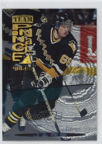 Jaromir Jagr / Brett Hull [Dufex Front] #TP11 1994 Pinnacle Team Pinnacle card