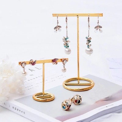 Metall Schmuck Display Regal Hänger Halter Ohrringe Ketten Organizer Dekor