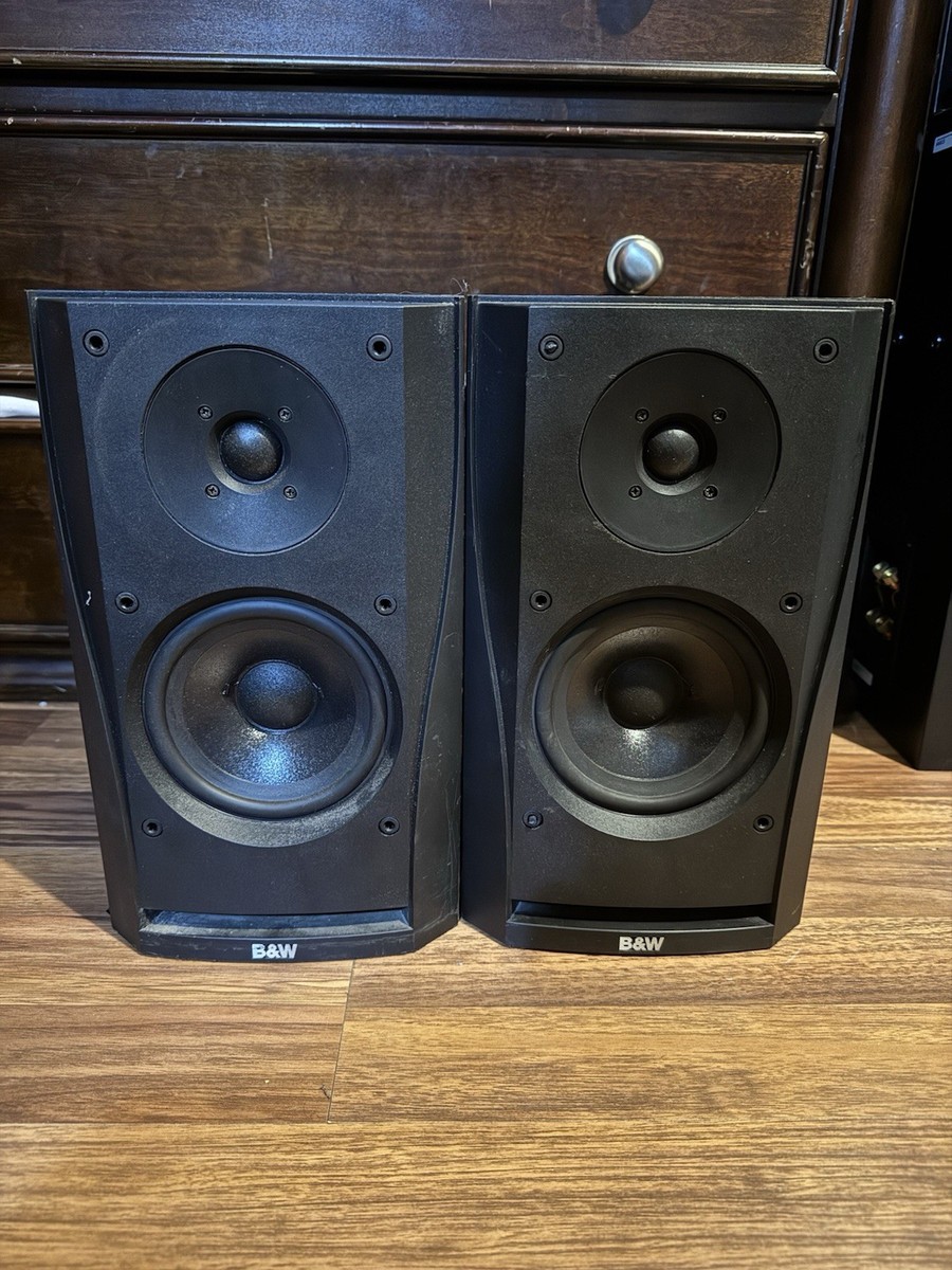 Bowers & Wilkins B&W DM 302 Prism Wired Bookshelf Speakers - Black
