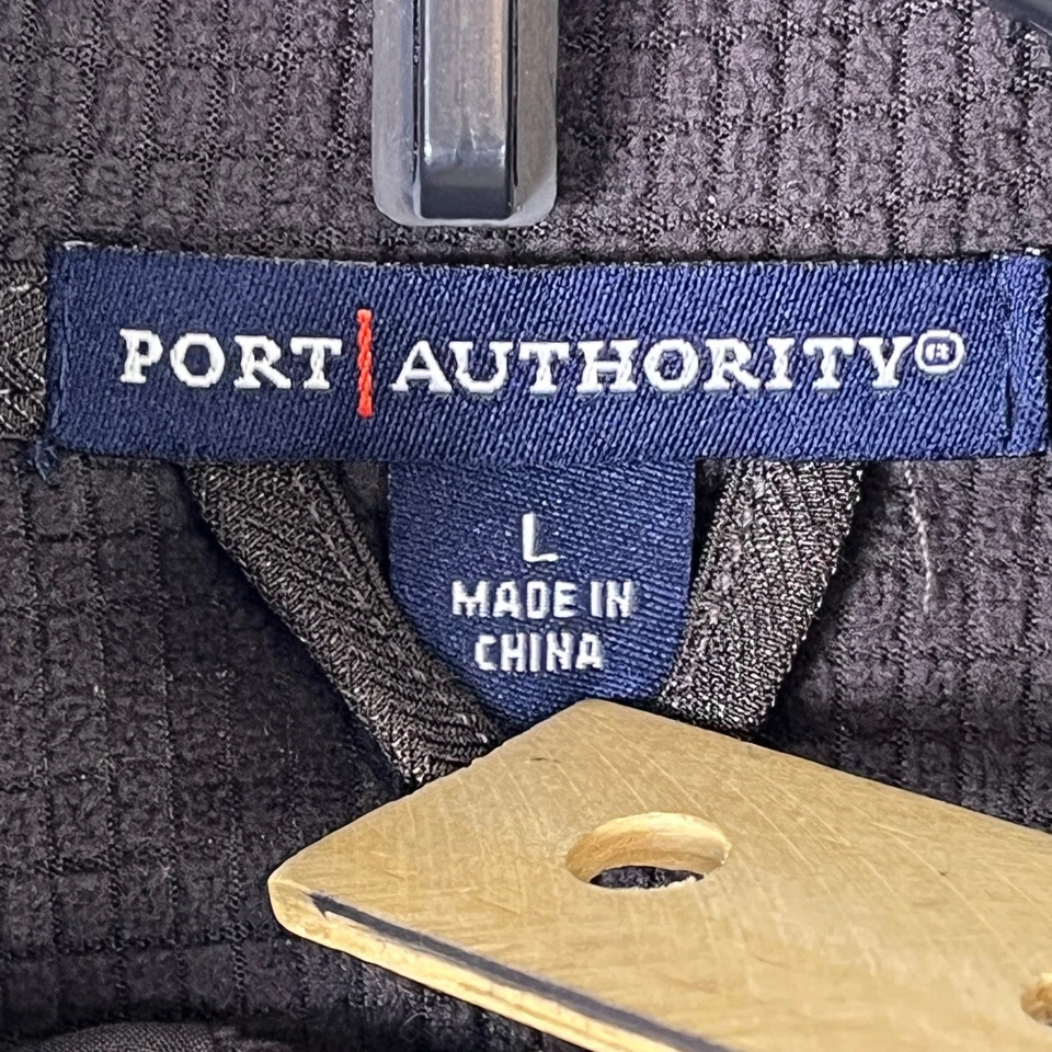 Куртка мягкая Port Authority большая серая CSI Crew 12 с флисовой подкладкой - Изображение 3 из 4