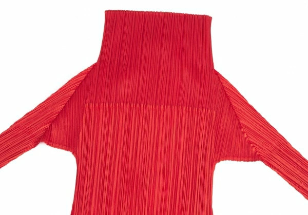 PLEATS PLEASE High neck different material switch… - image 3