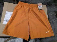 Nike Kids' Dri-Fit Training Shorts DX5382 Orange NEW Youth L