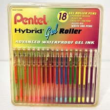 Vintage Pentel Hybrid Gel Roller Milky Pens 2...