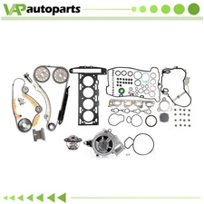 Timing Chain Gasket kit + Water Pump + Thermostat Fits Chevrolet Cobalt 07-08