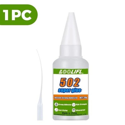 502 Super Glue Cyanoacrylate Instant Strong Adhesive Multi Purpose Repair