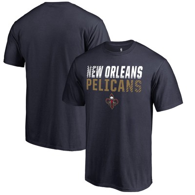 Men's Navy New Orleans Pelicans Fade Out T-Shirt