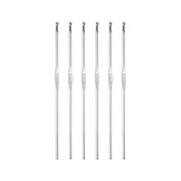 6 StüCk HäKelnadel Edelstahl 2.5Mm Stricknadeln FüR Diy Bastelgarn