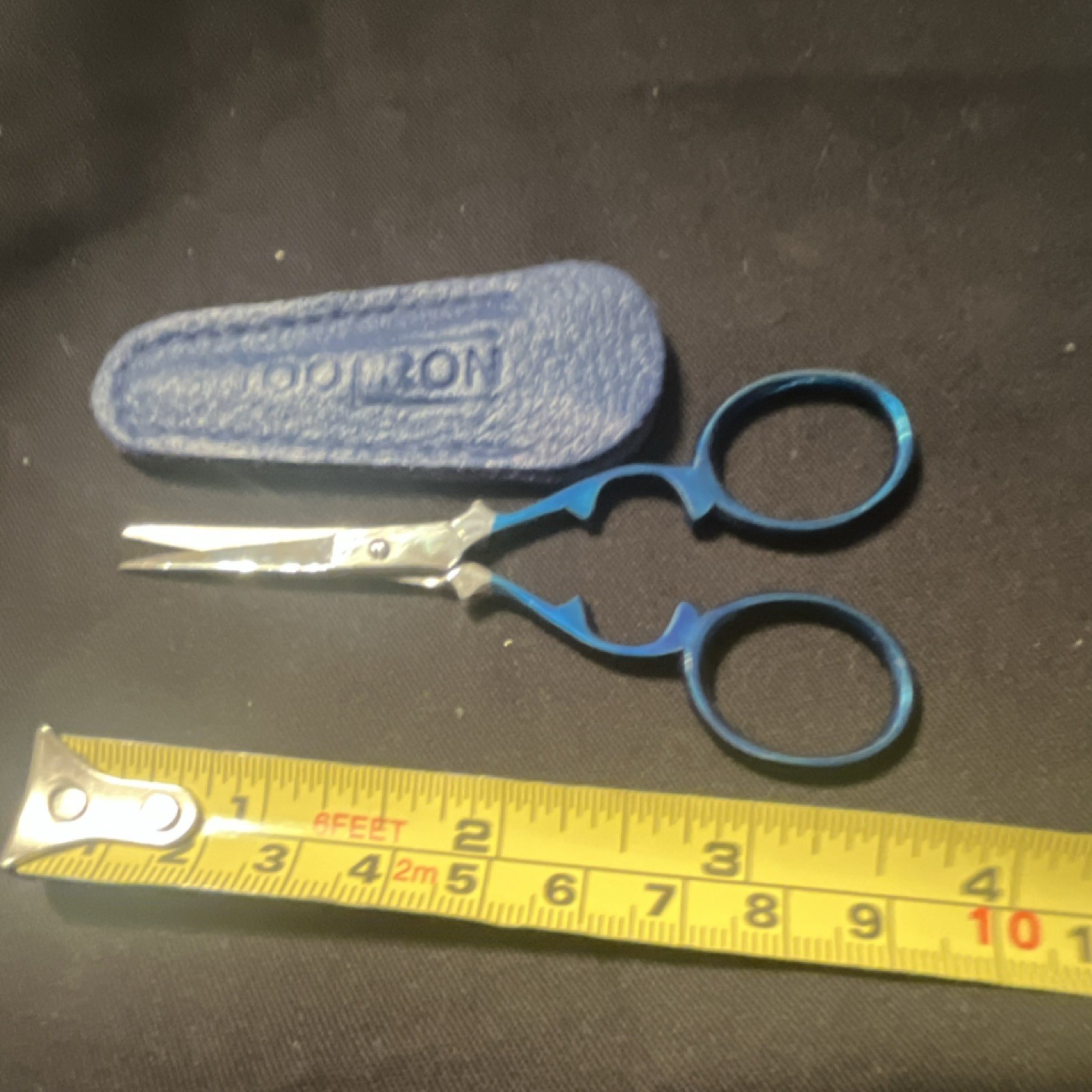 Scissors Stainless Steel 2" Straight Tip With Case