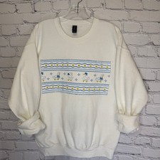 Vintage Goose Cottagecore Upcycled Sweatshirt Farmhouse Country Kitchen Medium