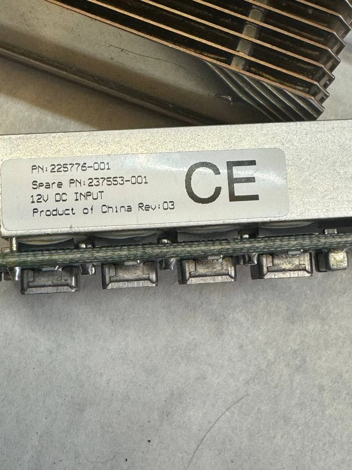 Disipador térmico de servidor Compaq BL20p vintage y VRM 225776-001 297504-001 sin CPU Foto 2 de 4