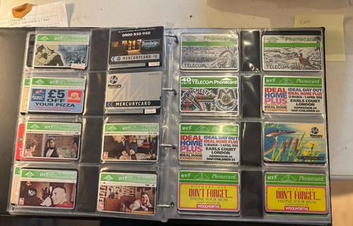 A Collection Of BT Phone Cards Approx 100. Displayed In album Pre Owned - Picture 3 of 5