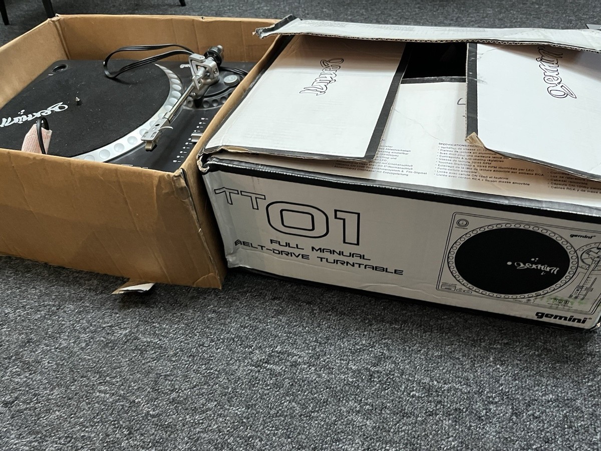 belt drive tornamesa gemini tt 1000