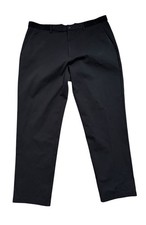 Uniqlo Pants Mens Size XL (36x28) Short Black EZY Ankle Length Dress Pants