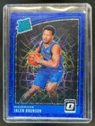 2018-19 Donruss Optic Jalen Brunson Blue Velocity RC #179 Mavericks