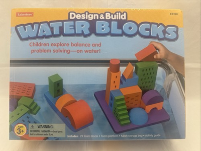 #ad Lakeshore Design amp; Building Water Blocks – STEM Building Set for Kids $34.98