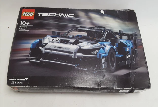 LEGO Technic McLaren Senna GTR 42123 Set - Damaged Box, Pre-Owned #Live