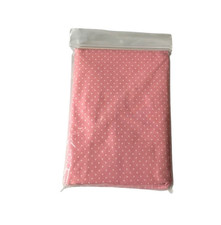 Vintage Little Bedding Fitted Crib Sheet Pink Polka Dot NOS Sealed Red Calliope