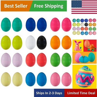 Dinosaur & Dragon Play-Doh Egg Hunt Set - 24 Colorful Non-Toxic Eggs for Kids