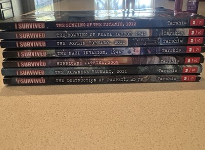 I Survived Chapter Historical Fiction Books Novel Lot - 7 Books - Lauren Tarshis