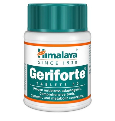 Himalaya Geriforte Tablets 60 Count Daily Health Tonic Wellness Support