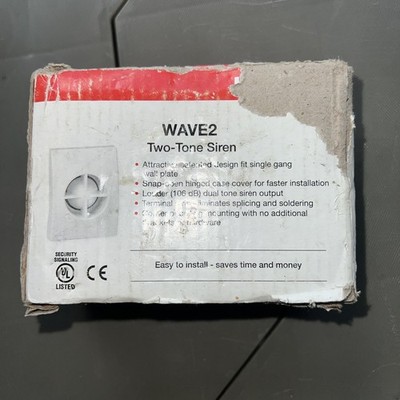 Brand New Honeywell Wave2 Indoor 2-Tone Siren, 106 dB