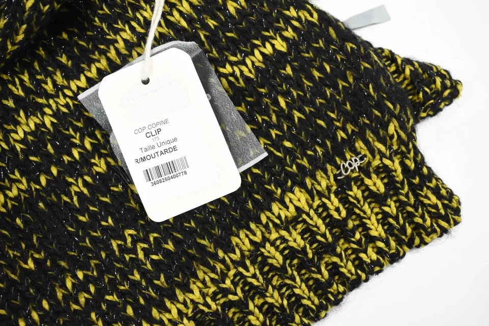 Cop Copine Clip Écharpe Femmes Laine Alpaca Merino Mélange Taille Unique - Photo 2/4