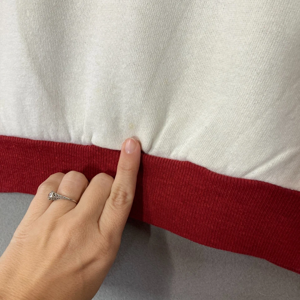 Sudadera De Colección Años 70 Montgomery Ward Raglán Juvenil L 14-16 Se Ajusta a Mujer XS #7 Jersey Foto 2 de 4