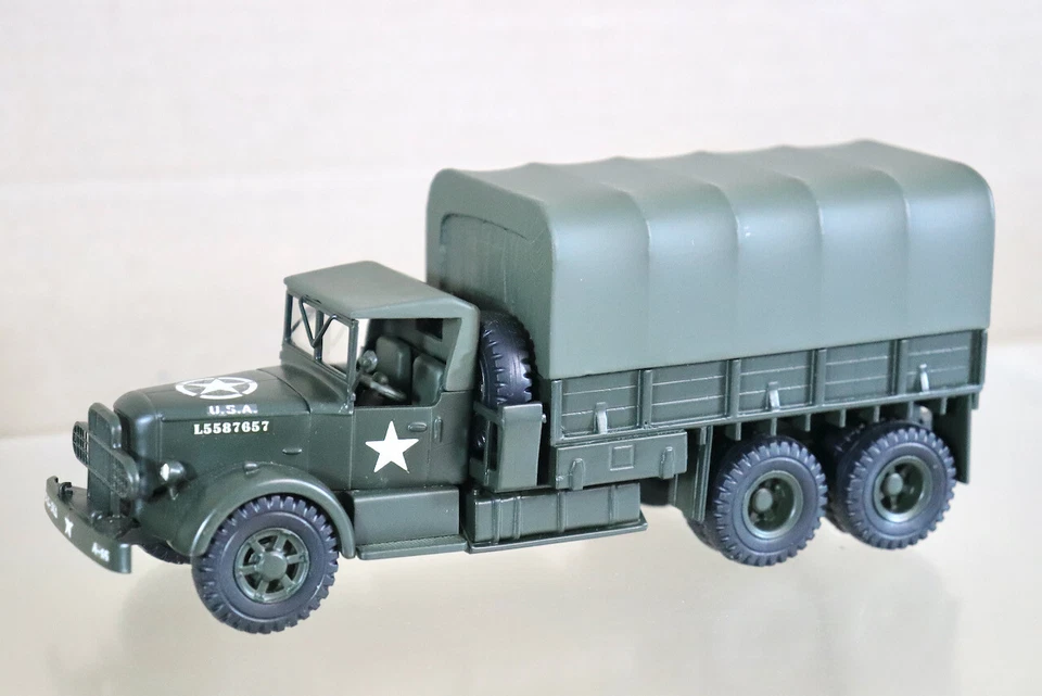 Hartsmith Models WWII US Army Mack GS 6x6 Cargo Morbido Top Camion OA - Immagine 2 di 4